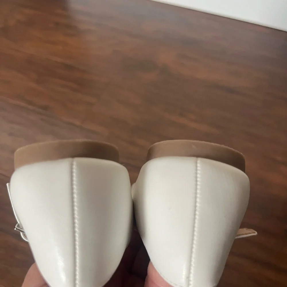 NWOT White and Silver Mary Jane Shoes by DV Dolce Vita-Size 11